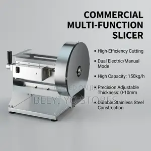 Commercial Electric Stainless Steel Fruit Slicing Machine