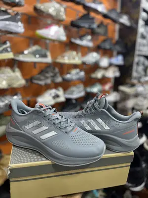 Original Adidas Grey Lightweight Running Sneakers