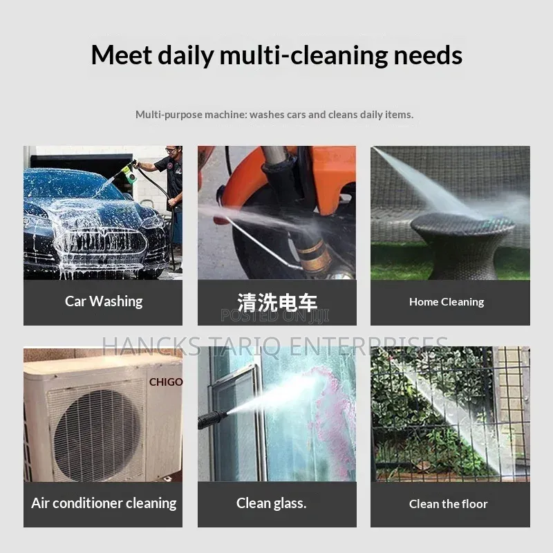 Compact High-Pressure Electric Water Pump and Car Washing Machine