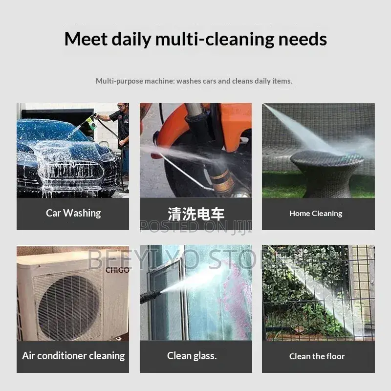 Compact High-Pressure Electric Water Pump and Car Washing Machine