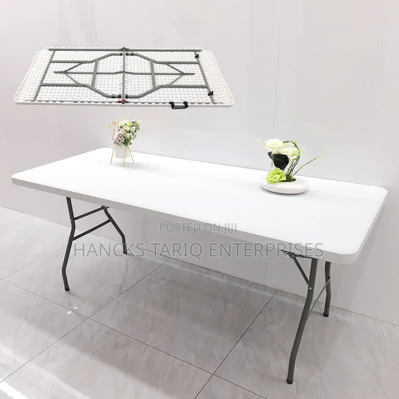 Portable Folding Plastic Utility Table and Banquet Event Desk