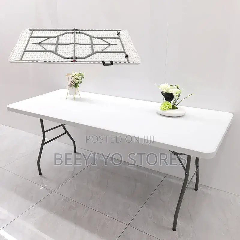 Portable Folding Plastic Utility Table and Banquet Event Desk