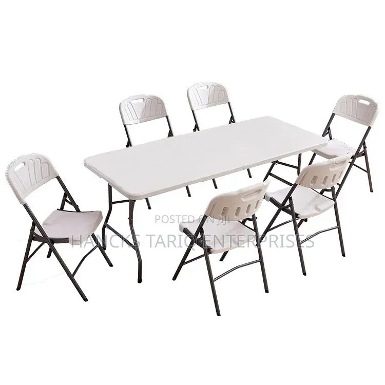 Portable Folding Plastic Utility Table and Banquet Event Desk