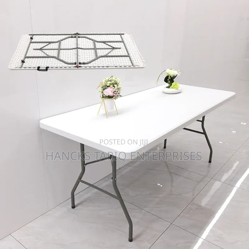 Portable Folding Plastic Utility Table and Banquet Event Desk