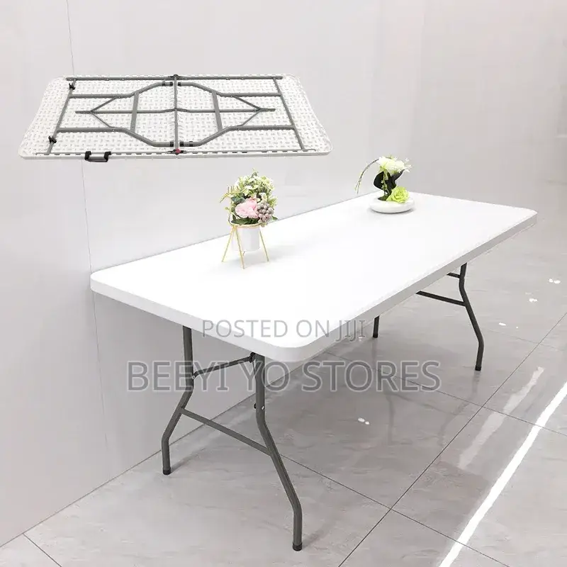 Portable Folding Plastic Utility Table and Banquet Event Desk