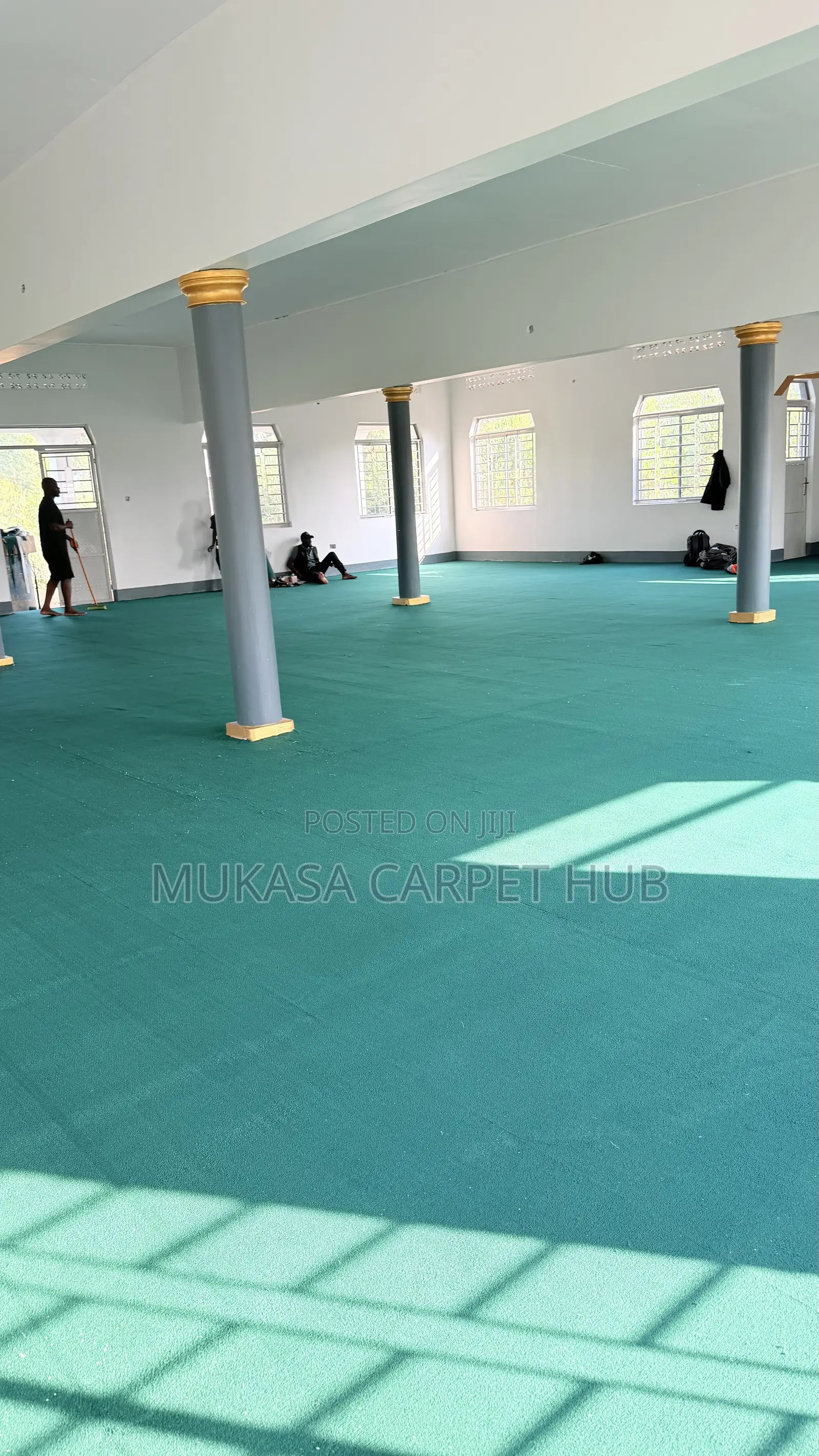 Mosque Prayer Hall Carpets Kampala