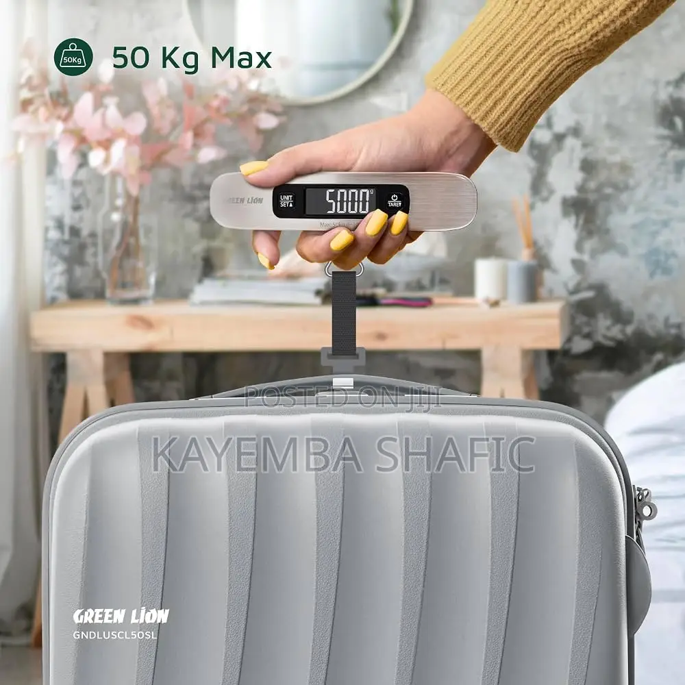 Green Lion Digital Luggage Scale 50kg - Portable Travel Scale