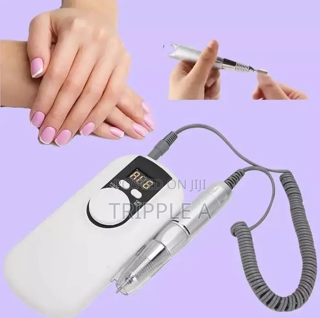 Portable Wireless Rechargeable Nail Drill