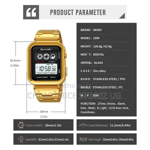  SKMEI Men Sport Watch Rectangle Digital