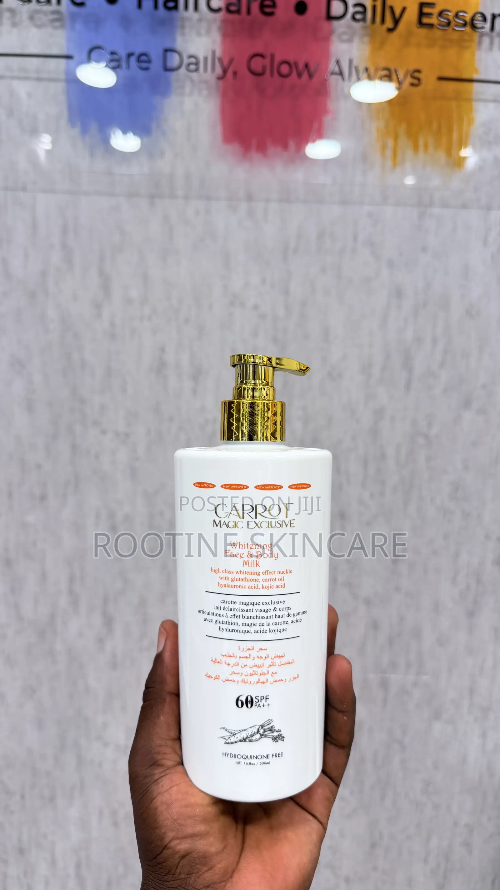 Carrot Magic Exclusive Face and Body Whitening Toning Lotion