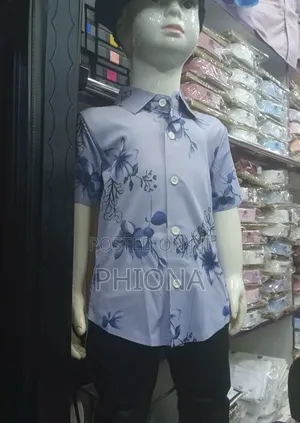 Boys Floral Seamless Shirt