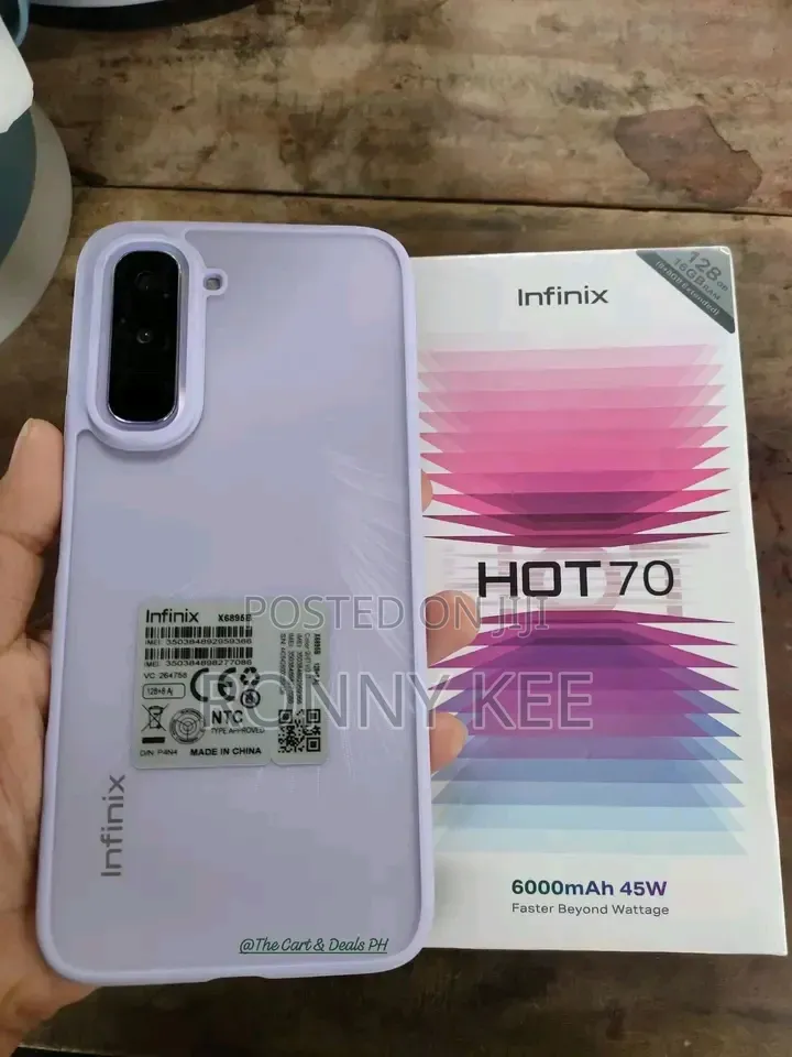 New Infinix Hot 70 128 GB Pink