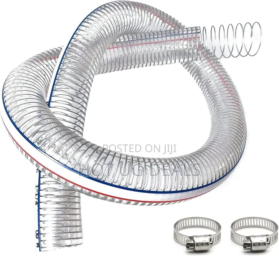 2Inch Heavy-Duty Steel Wire Suction PVC Pipe. - Per Metre
