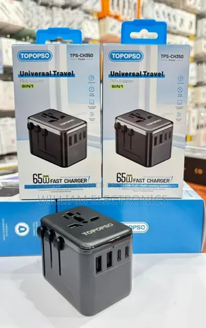 Universal Travel Adapter 65w/Topopso Universal Travel Adapter