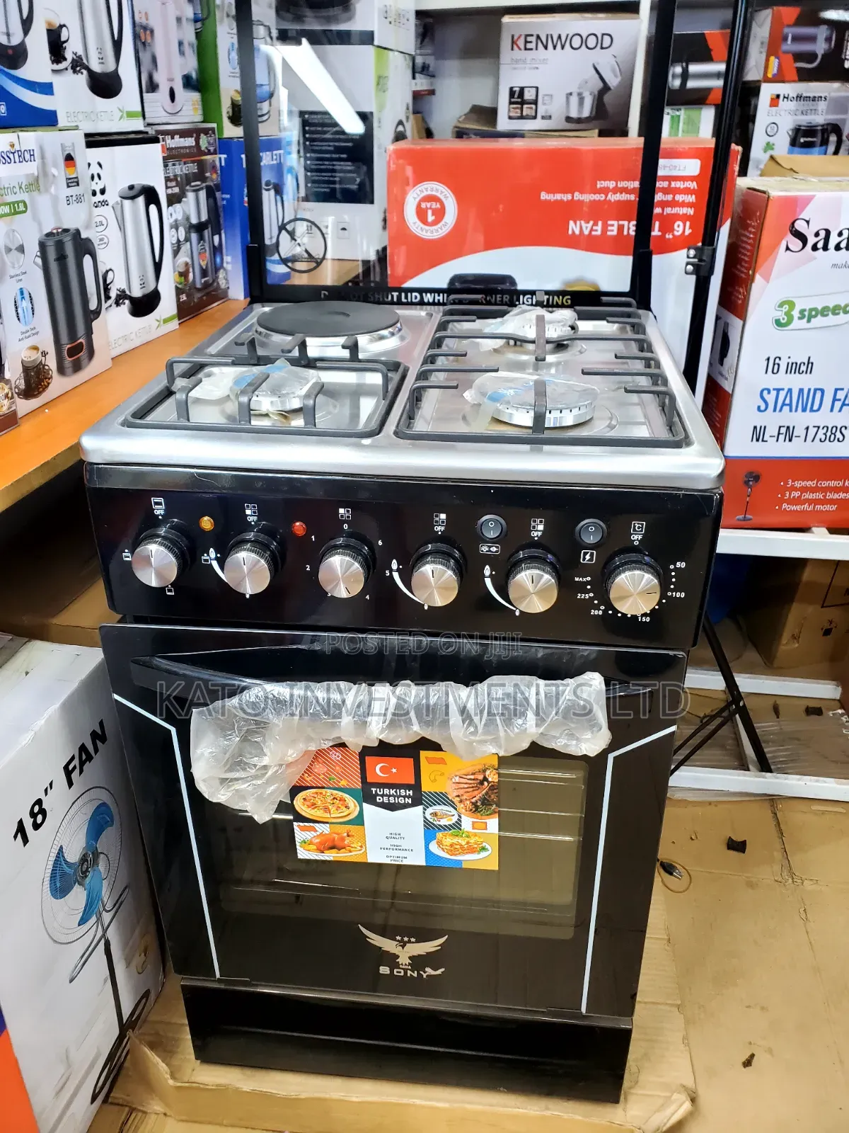 Panasony 3 Gas + 1 Electric Free-Standing Cooker