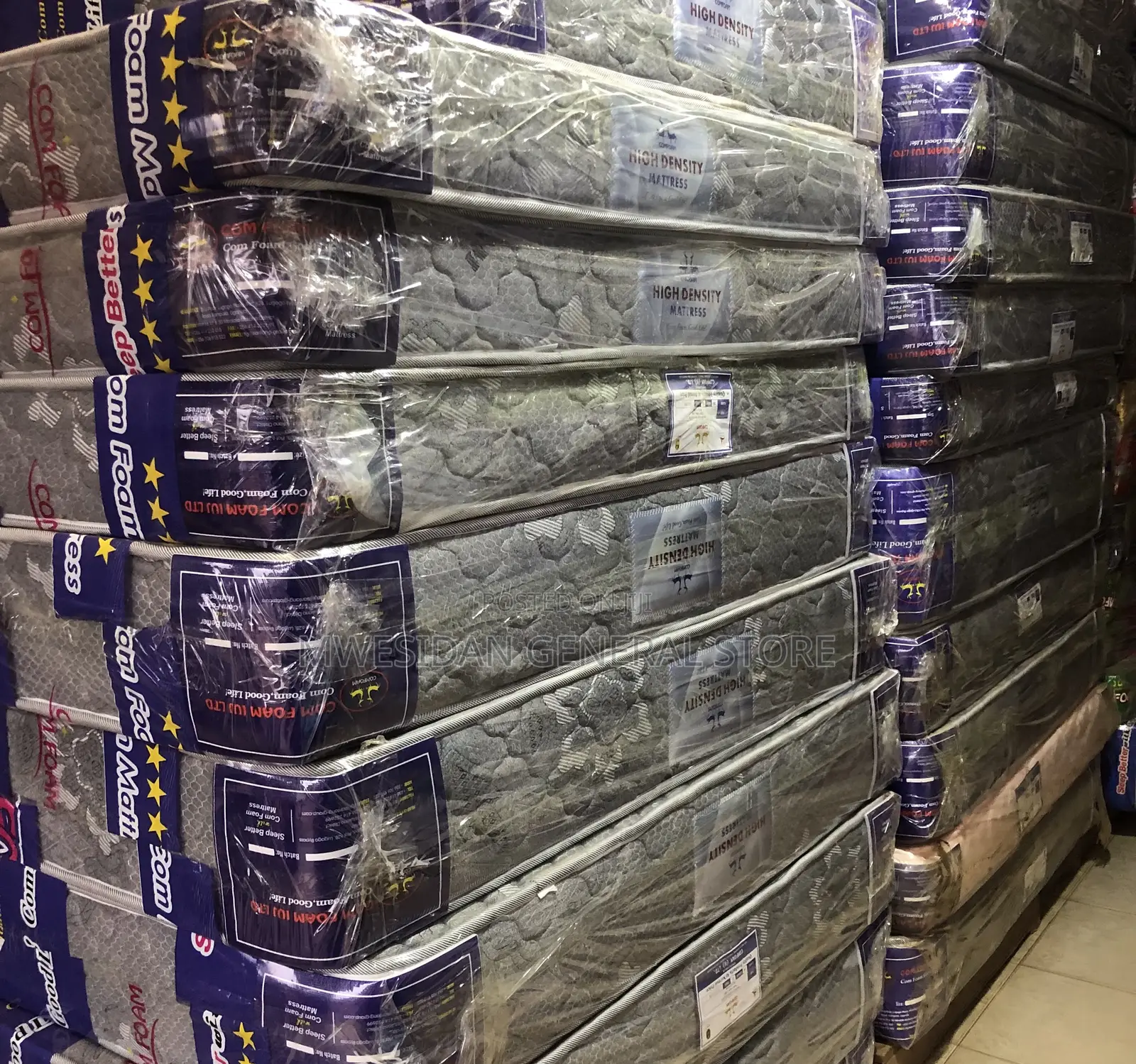 5x6 6 Comfoam High Density Mattress