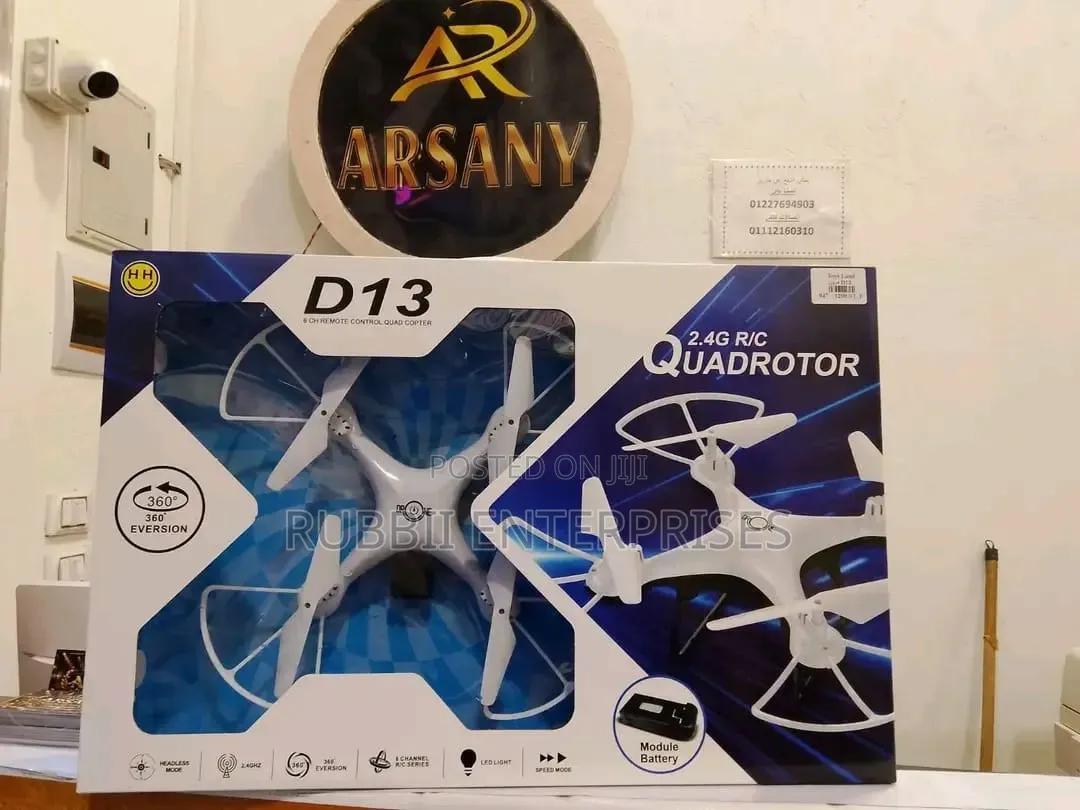 D13 6-Channel Remote Control Quadcopter Drone