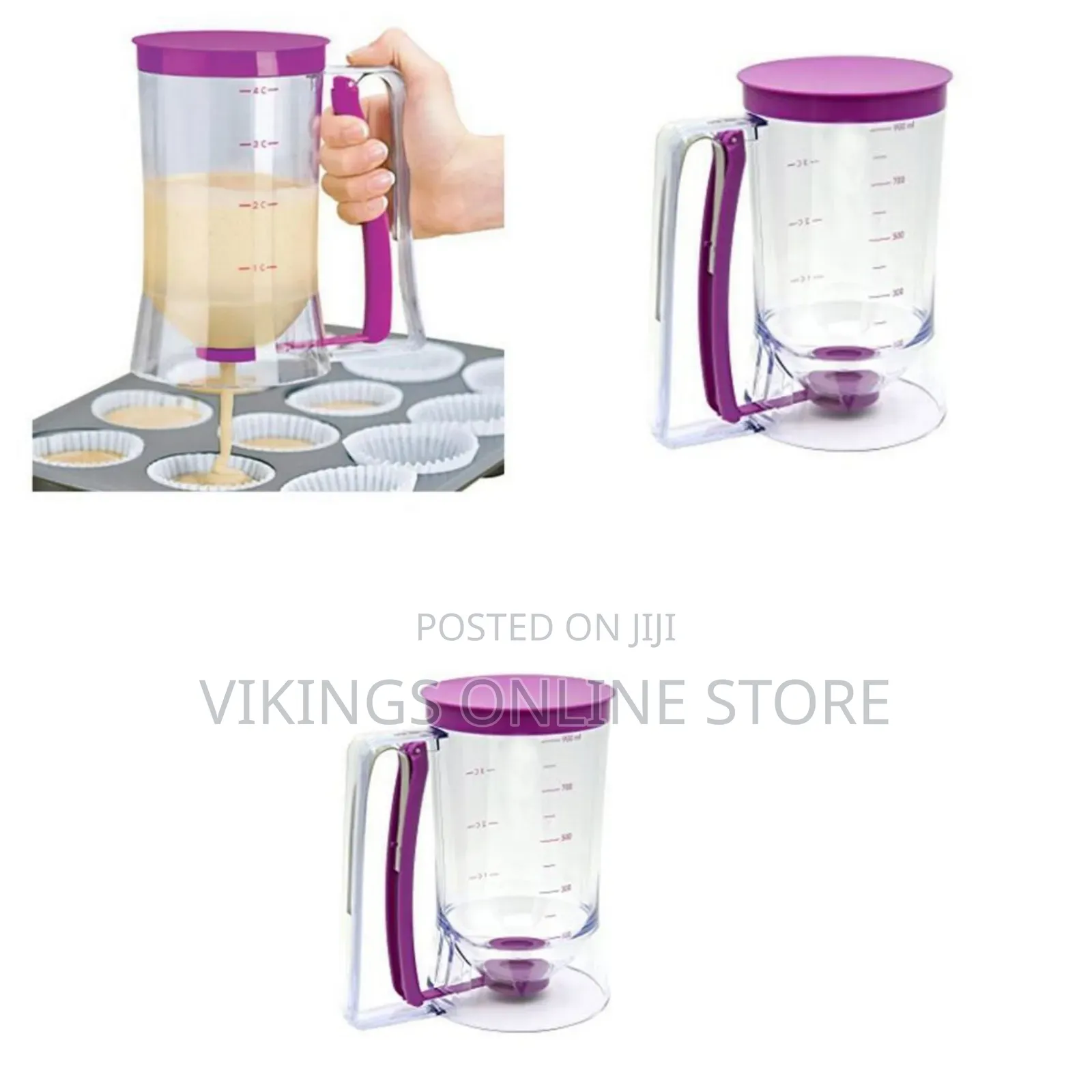 TV Baking Batter Dispenser - Purple