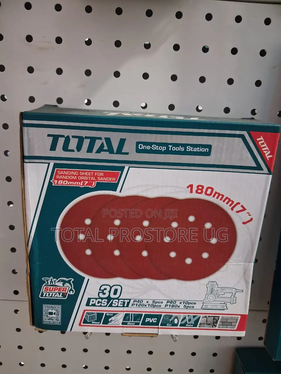 Sanding Sheet for Random Orbital Sander 180mm(7")