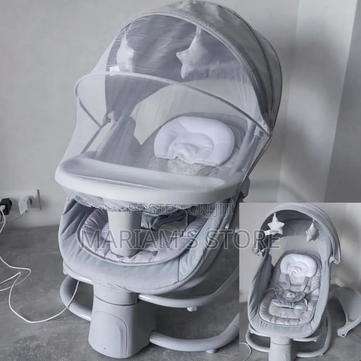 Mastela Deluxe 4-in-1 Multifunctional Baby Swing and Bassinet,