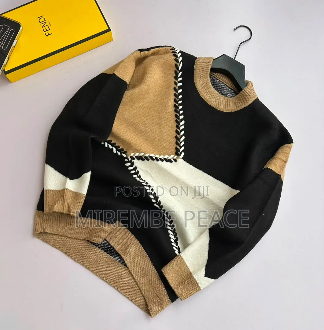 Patchwork Knit Sweater
