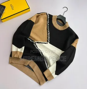 Patchwork Knit Sweater