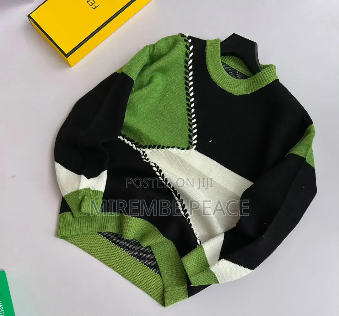 Patchwork Knit Sweater