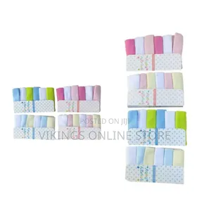 6-Piece Smooth Drums Fabric Children's Towel, Baby Washcloths