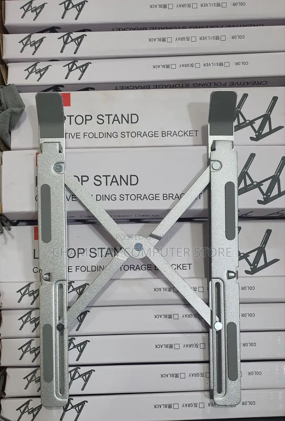 Portable Laptop Stand, Aluminum Alloy, Adjustable 10-16 Inch