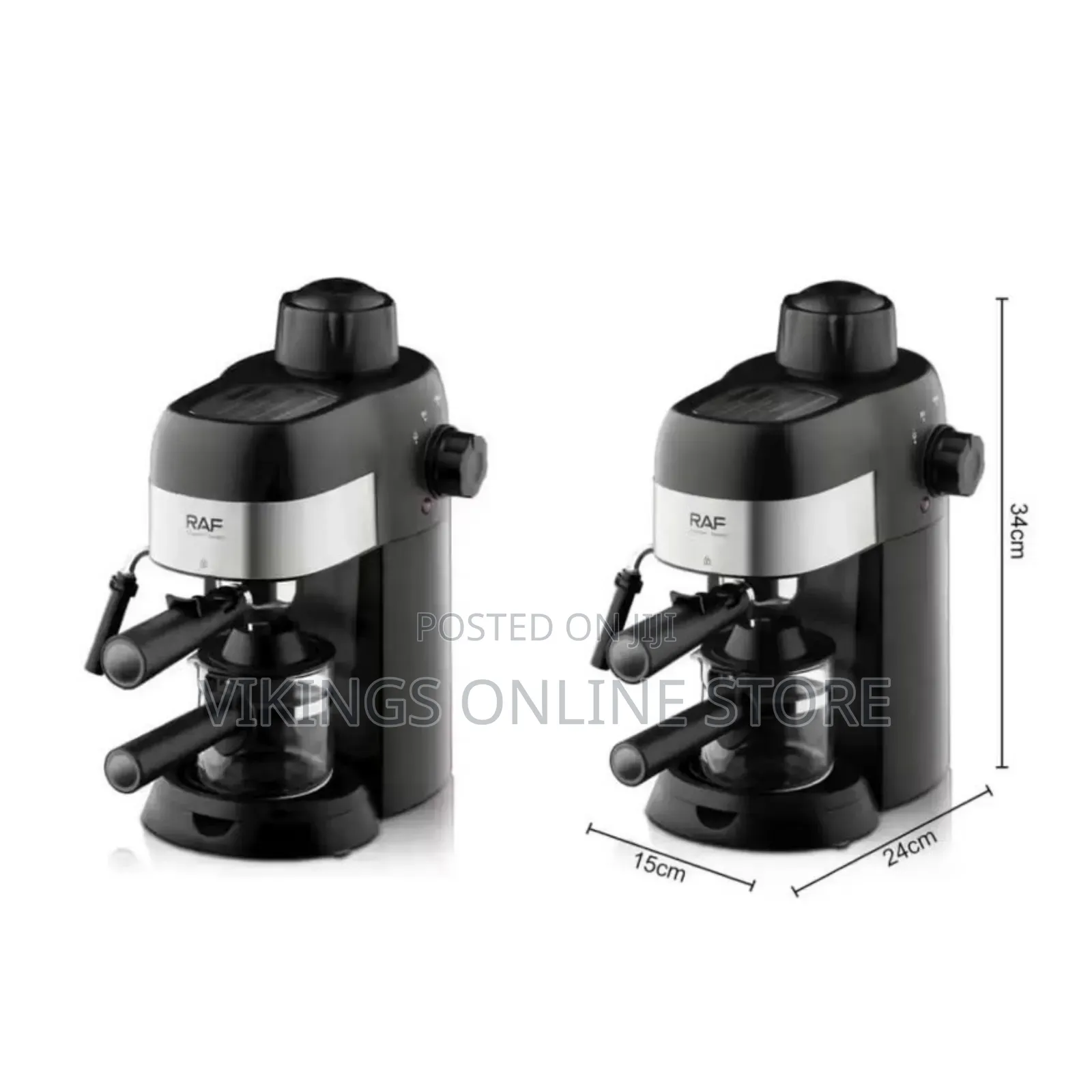 RAF Multifunctional Professional 3.5 Bar 4 Cups of Coffee Engine