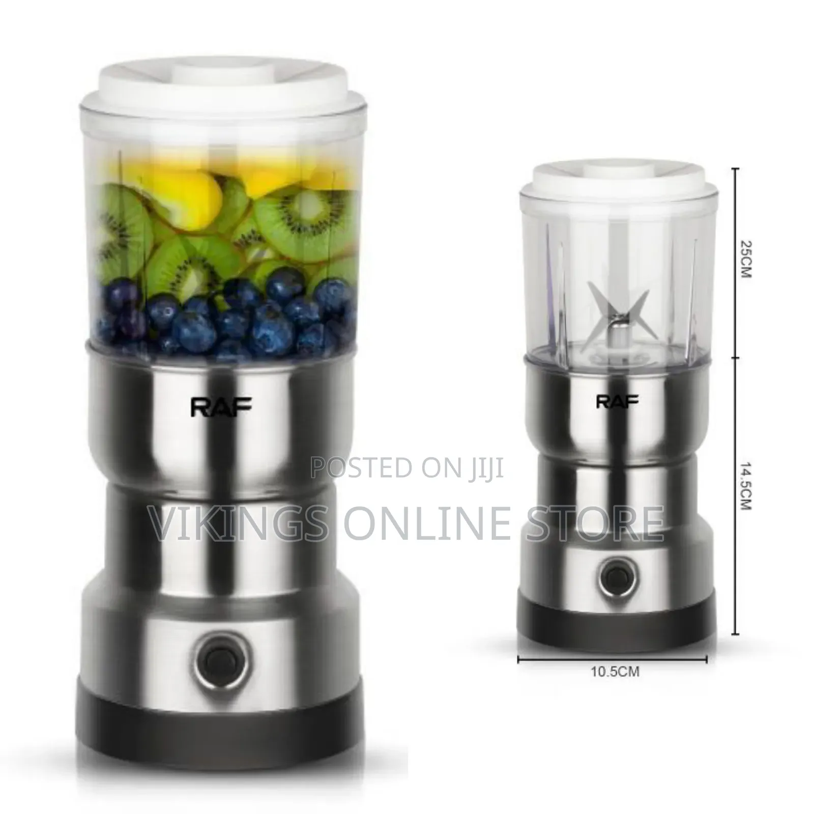 RAF 2 in 1 Stainless Steel Wet Dry Mini Electric Spices Coffee
