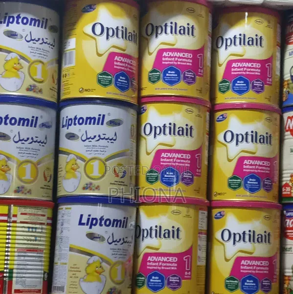 Lipitomil and Optilait Milk Powder