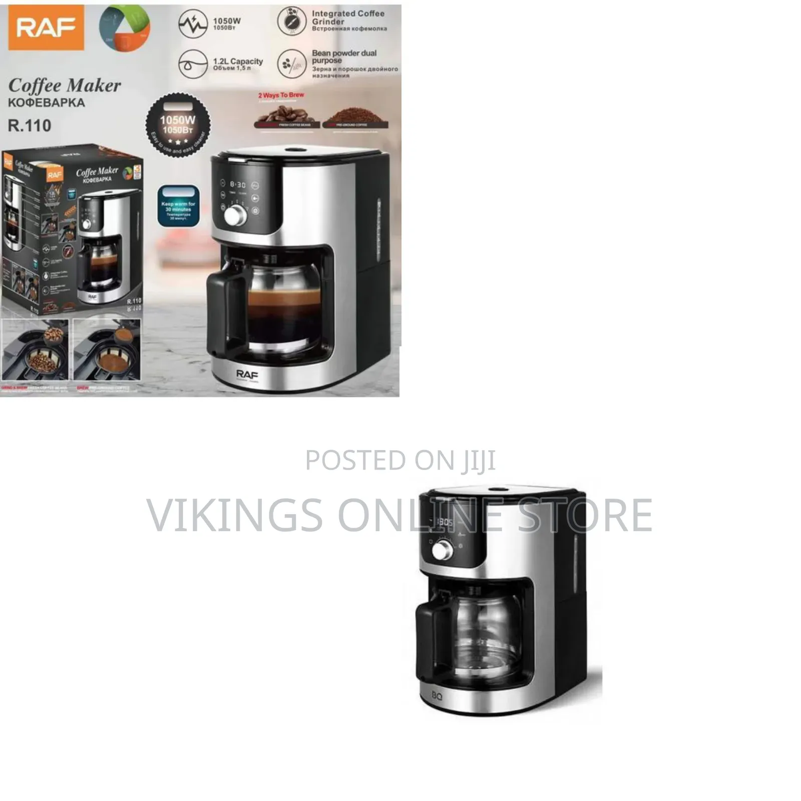 RAF Pure-Aroma-Perfect Superior Drip Coffee Maker With Integrated