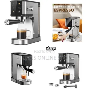 DSP 1350W 1.0L Water Tank Espresso Coffee Machine, With Steam