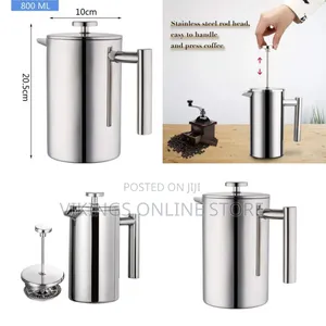 800ml Cafetiere French Press Coffee Maker Pot , Double Wall Coffee