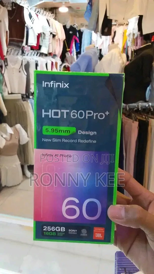 New Infinix Hot 60 Pro+ 256 GB Black