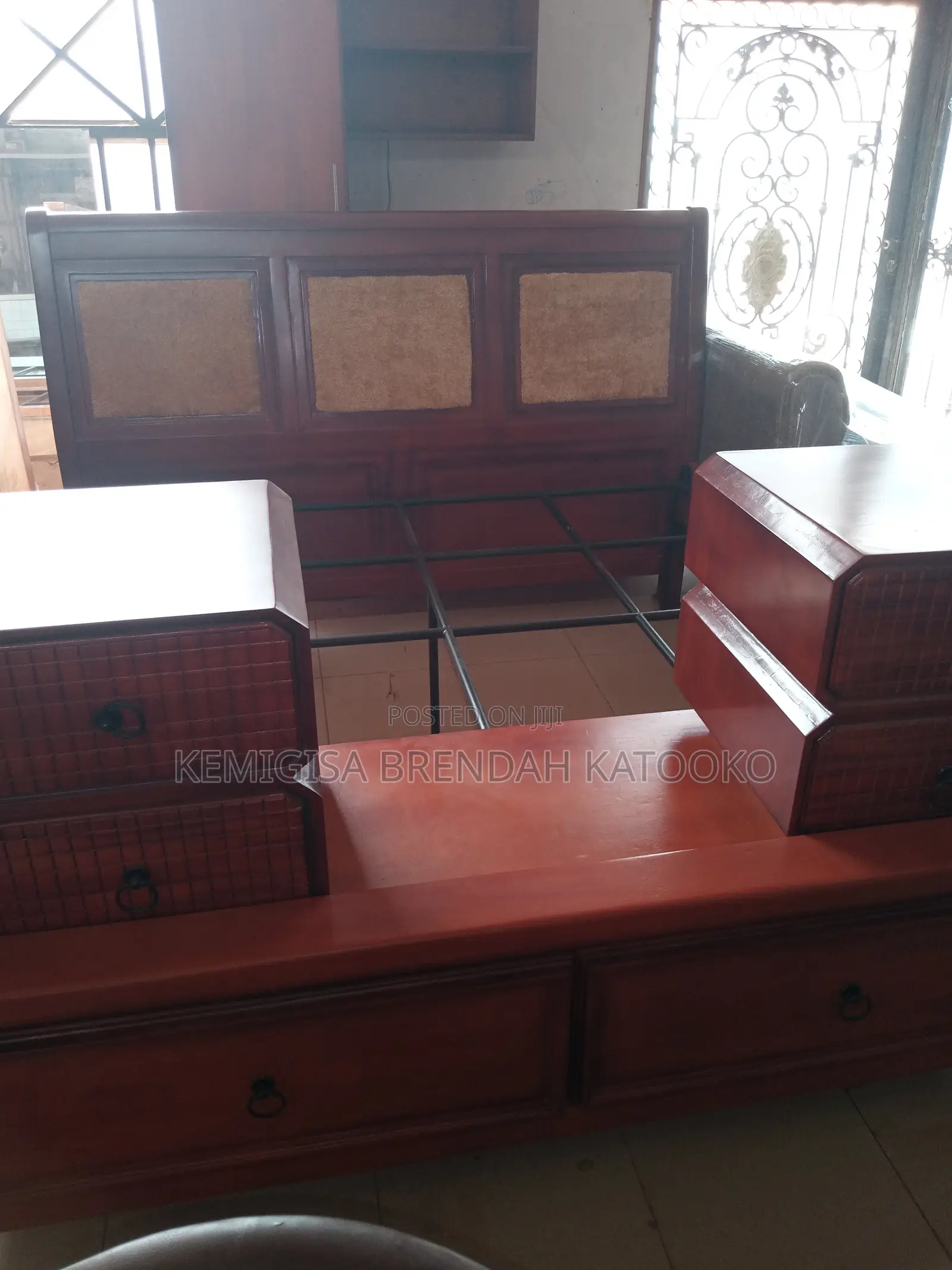 6 by 6 Original Mahogany Bed