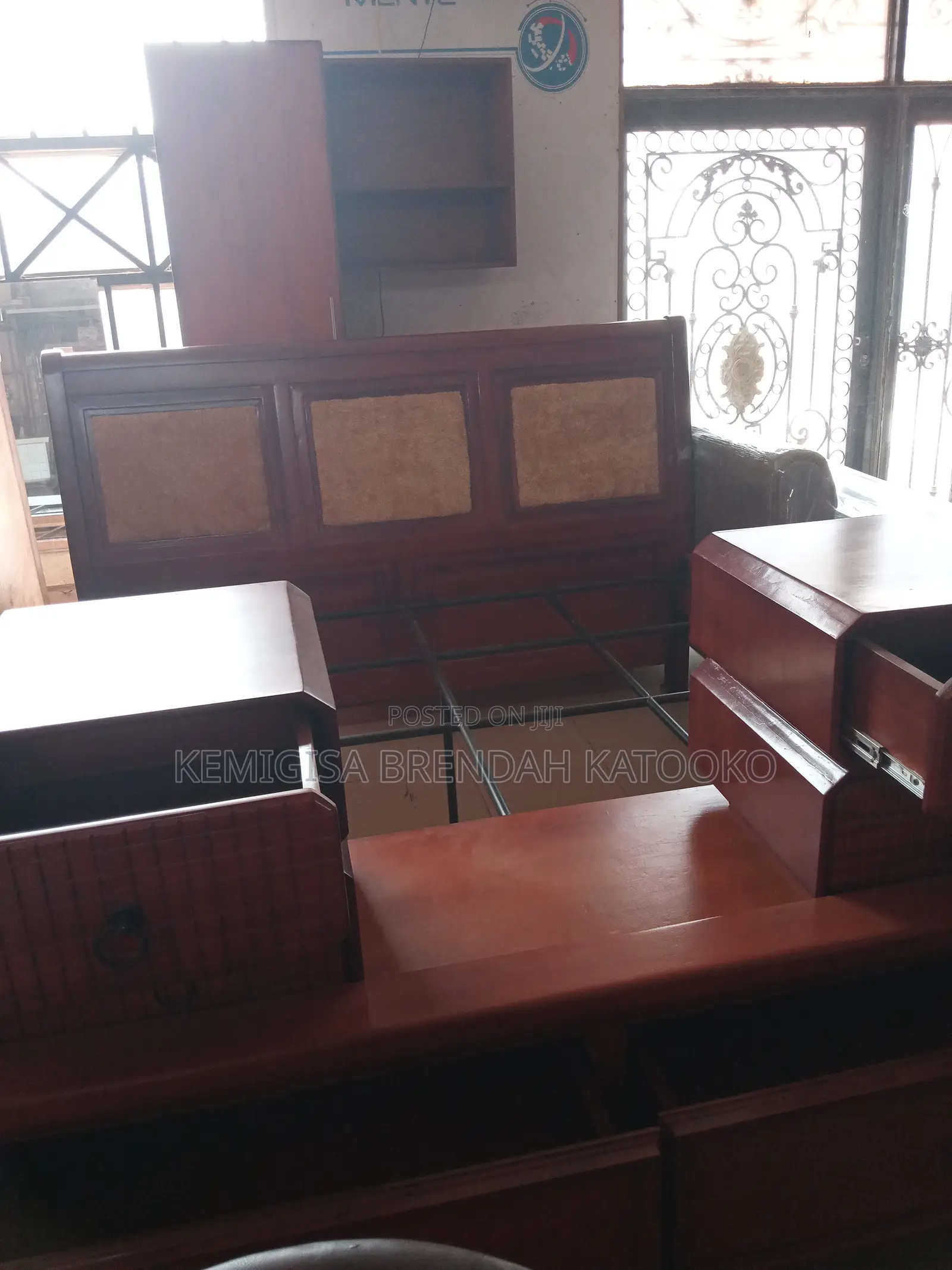 6 by 6 Original Mahogany Bed