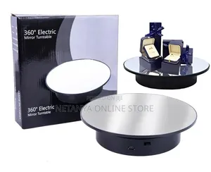 360° Mirror Electric Turntable