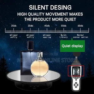 360° Mirror Electric Turntable