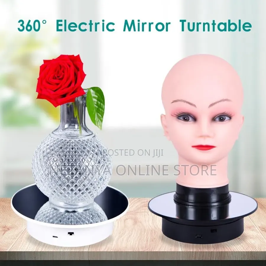360° Mirror Electric Turntable