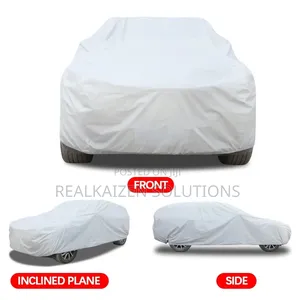 All-Weather Thickened PEVA Silver Gray Breathable Car Protective Cover