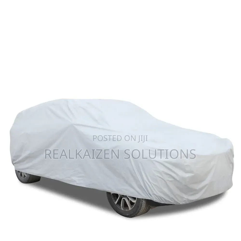 All-Weather Thickened PEVA Silver Gray Breathable Car Protective Cover