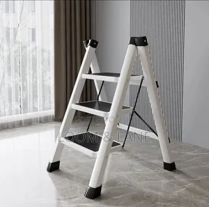 3-Step Lightweight, Portable, and Foldable Household Step Ladder