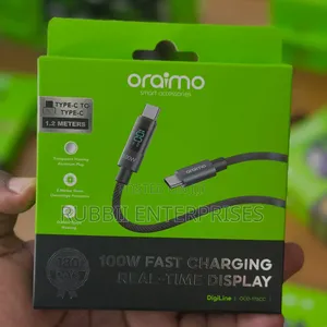 Oraimo DigiLine 100W Type-C to Type-C Fast Charging Cable