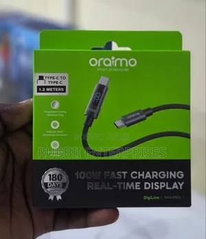 Oraimo DigiLine 100W Type-C to Type-C Fast Charging Cable