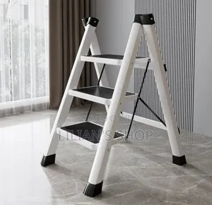 3-Step Lightweight, Portable, and Foldable Household Step Ladder