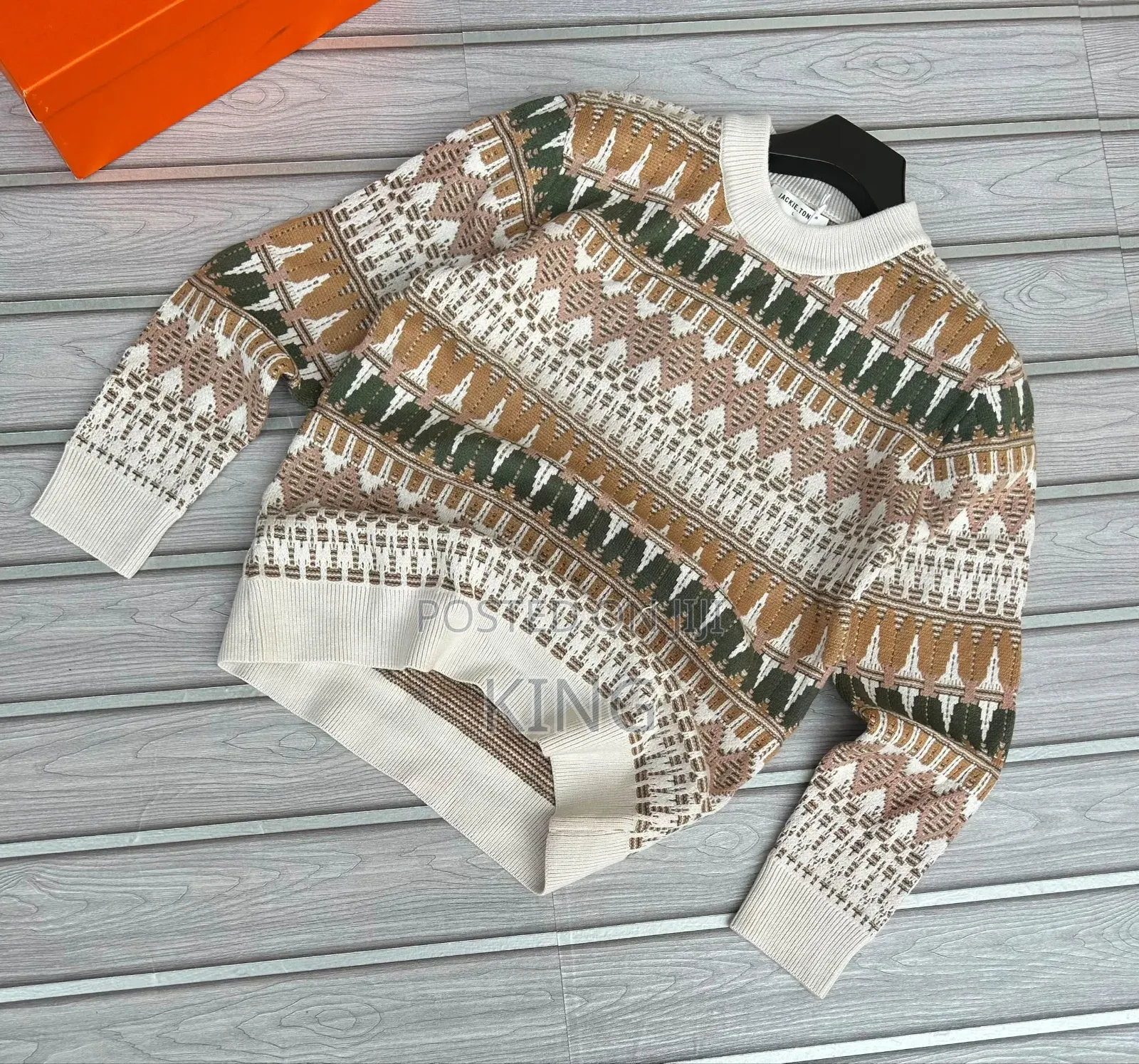 Crew Neck Cable Knit. Timeless Choice Sweaters