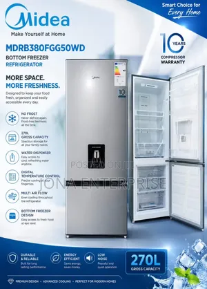 Midea 270 Litre Frost Free Fridge