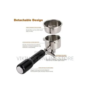 Stainless Steel Coffee Portafilter, Machine Portafilter Barista Expres